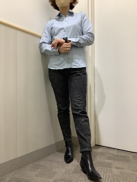 「アイテム（ビジネスシャツ）」を使った、BRICK HOUSE by Tokyo Shirts 筑紫野イオンモール店さん（レディース・164cm）の夏コーディネート