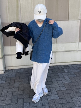 「Kastane」｜「アイテム（パーカー）」を使った、miso814さん（レディース・155cm）の冬コーディネート