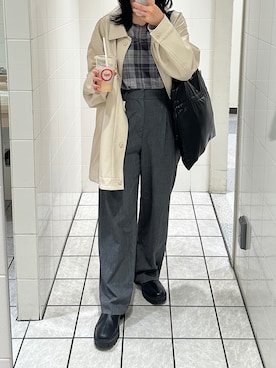 「Kastane（カスタネ）のアイテム（ブルゾン）」を使った、miso814さん（レディース・155cm）の秋コーディネート