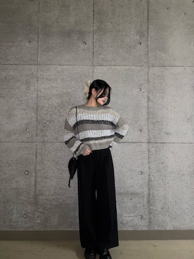 「KBF（ケイビーエフ）のアイテム（バッグ）」を使った、me さん（レディース・161cm）の春コーディネート