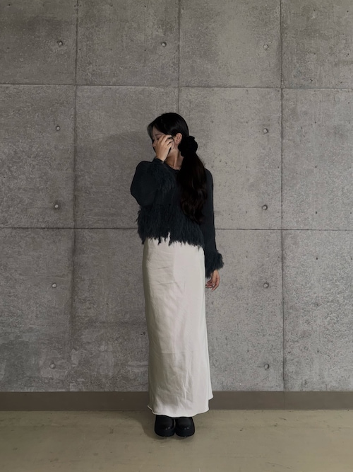 ＊しず＊　0218 フェザーフリンジセーター（ニット/セーター）｜SENSE OF PLACE