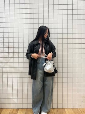 「SENSE OF PLACE by URBAN RESEARCH（センスオブプレイスバイアーバンリサーチ）のアイテム（その他アウター）」を使った、me さん（レディース・160cm）の春コーディネート