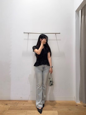 「韓国コーデ」｜「アイテム（サンダル）」を使った、me さん（レディース・160cm）の夏コーディネート