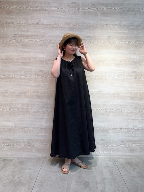セール】【全骨格褒められ／体型カバー】2WAYリネンリボン