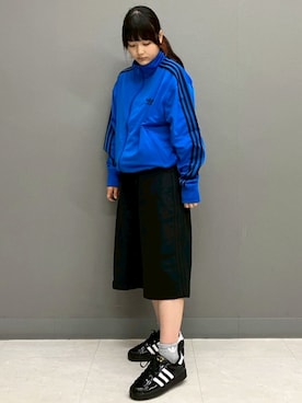 「アイテム（ジャージ）」を使った、HAさん（レディース・158cm）の秋コーディネート