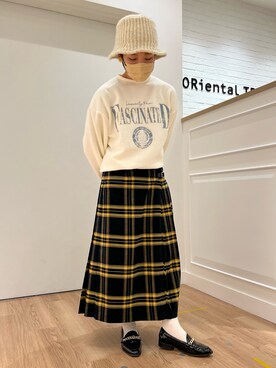 「Te chichi（テチチ）のアイテム」を使った、numazawaさん（レディース・153cm）の冬コーディネート