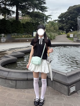 「アイテム（ソックス/靴下）」を使った、@🈁さん（レディース・155cm）の秋コーディネート