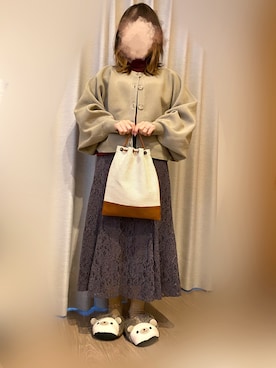 「AND COUTURE（アンドクチュール）のアイテム」を使った、ysさん（レディース・148cm）の冬コーディネート