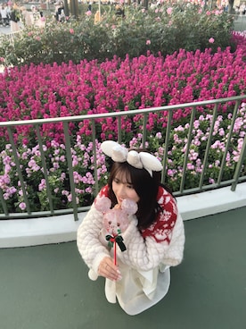 「LILY BROWN（リリーブラウン）のアイテム（スカート）」を使った、hinaさん（レディース・155cm）の冬コーディネート