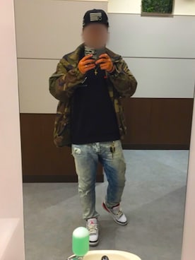 「BLACK SCALE（ブラックスケール）のアイテム」を使った、だへちんさん（メンズ・180cm）の冬コーディネート