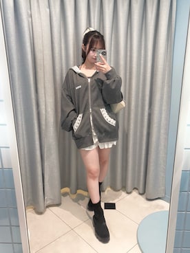 「OLIVE des OLIVE（オリーブデオリーブ）のアイテム」を使った、yuukaさん（レディース・156cm）の夏コーディネート