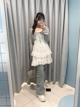「OLIVE des OLIVE（オリーブデオリーブ）のアイテム」を使った、yuukaさん（レディース・156cm）の夏コーディネート