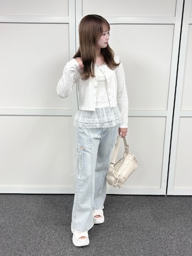 「OLIVE des OLIVE（オリーブデオリーブ）のアイテム」を使った、yuukaさん（レディース・156cm）の春コーディネート
