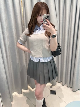 「カジュアルガーリー」｜yuukaさん（レディース・156cm）の春コーディネート