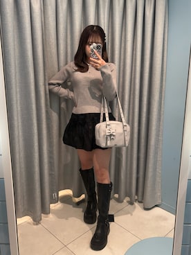 yuukaさん（レディース・156cm）の冬コーディネート