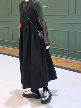「アイテム（ブーツ、シルバー系）」を使った、MATSUNAKOさん（レディース・162cm）の夏コーディネート