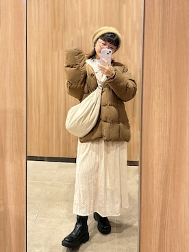「Chapeau d' O（シャポードオー）のアイテム」を使った、𝑀𝑒𝑙 める ʕ ᵔᴥᵔ ʔ さん（レディース・148cm）の春コーディネート