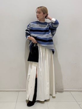 辻岡雅さん（レディース・148cm）の秋コーディネート