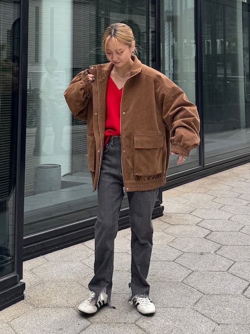 セール】フェイクスウェードブルゾン（ブルゾン）｜Ungrid（アン