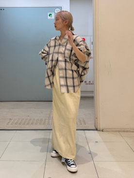 辻岡雅さん(レディース・148cm)の冬コーディネート