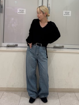 辻岡雅さん(レディース・148cm)の春コーディネート