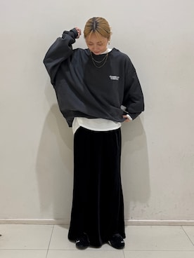 辻岡雅さん（レディース・148cm）の秋コーディネート