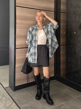 辻岡雅さん(レディース・148cm)の夏コーディネート