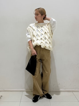 辻岡雅さん（レディース・148cm）の秋コーディネート