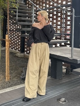 辻岡雅さん（レディース・148cm）の秋コーディネート