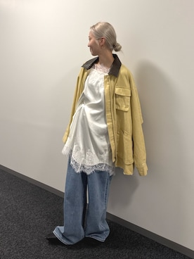 「Ungrid（アングリッド）のアイテム（ワンピース）」を使った、辻岡雅さん（レディース・148cm）の夏コーディネート