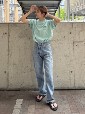 辻岡雅さん（レディース・148cm）の夏コーディネート