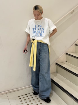 辻岡雅さん(レディース・148cm)の春コーディネート