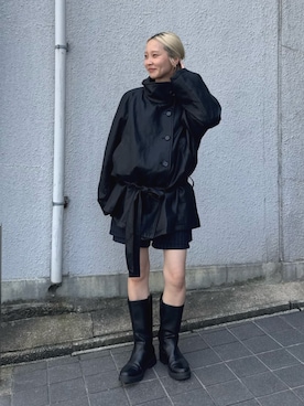 「Ungrid（アングリッド）のアイテム」を使った、辻岡雅さん（レディース・148cm）の夏コーディネート
