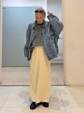 辻岡雅さん（レディース・148cm）の冬コーディネート