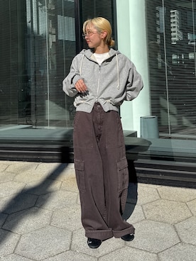 辻岡雅さん(レディース・148cm)の冬コーディネート