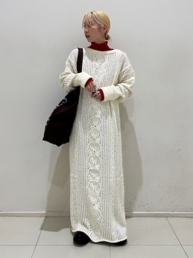 辻岡雅さん(レディース・148cm)の秋コーディネート