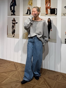 辻岡雅さん(レディース・148cm)の夏コーディネート