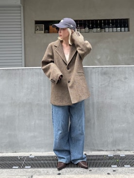 辻岡雅さん（レディース・148cm）の秋コーディネート