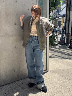 「PUMA（プーマ）のアイテム」を使った、辻岡雅さん（レディース・148cm）の夏コーディネート