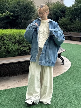 辻岡雅さん（レディース・148cm）の秋コーディネート
