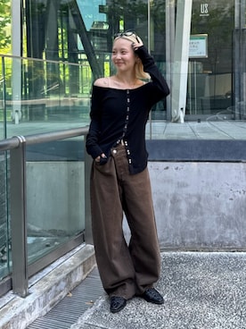 辻岡雅さん（レディース・148cm）の夏コーディネート