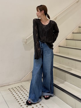 辻岡雅さん(レディース・148cm)の夏コーディネート