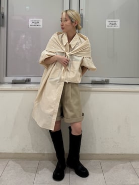 辻岡雅さん（レディース・148cm）の春コーディネート