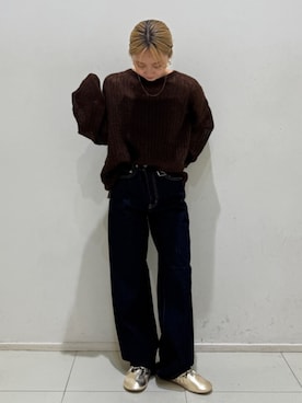 辻岡雅さん（骨格ナチュラル・レディース・148cm）の秋コーディネート