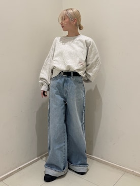 辻岡雅さん（レディース・148cm）の冬コーディネート