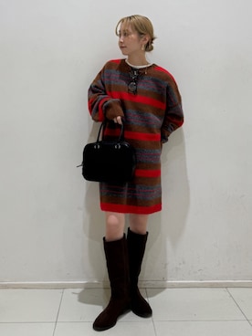 辻岡雅さん（骨格ナチュラル・レディース・148cm）の秋コーディネート