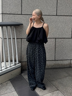 辻岡雅さん（レディース・148cm）の夏コーディネート