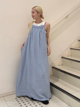 辻岡雅さん（レディース・148cm）の夏コーディネート