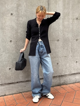 辻岡雅さん（レディース・148cm）の秋コーディネート