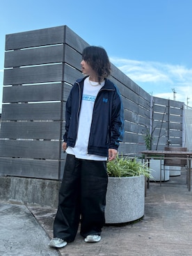 「DANKE SCHON（ダンケシェーン）のアイテム」を使った、りおさん（メンズ・172cm）の夏コーディネート
